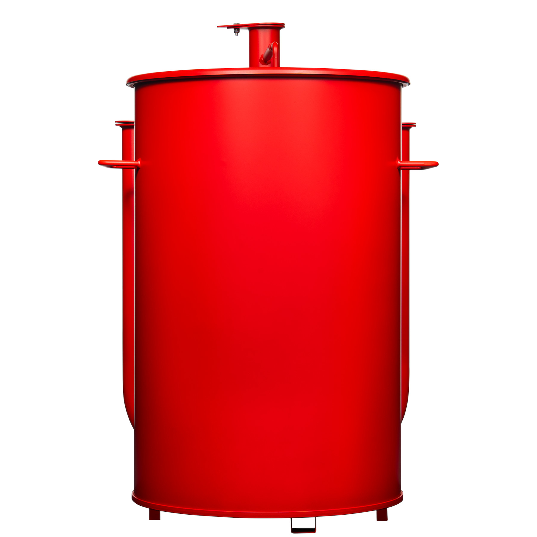 Gateway Drum Smokers 30 Gallon Charcoal BBQ Smoker   Matte Red