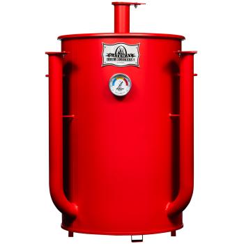 30 Gallon Gateway Drum Smoker Matte Red Front350