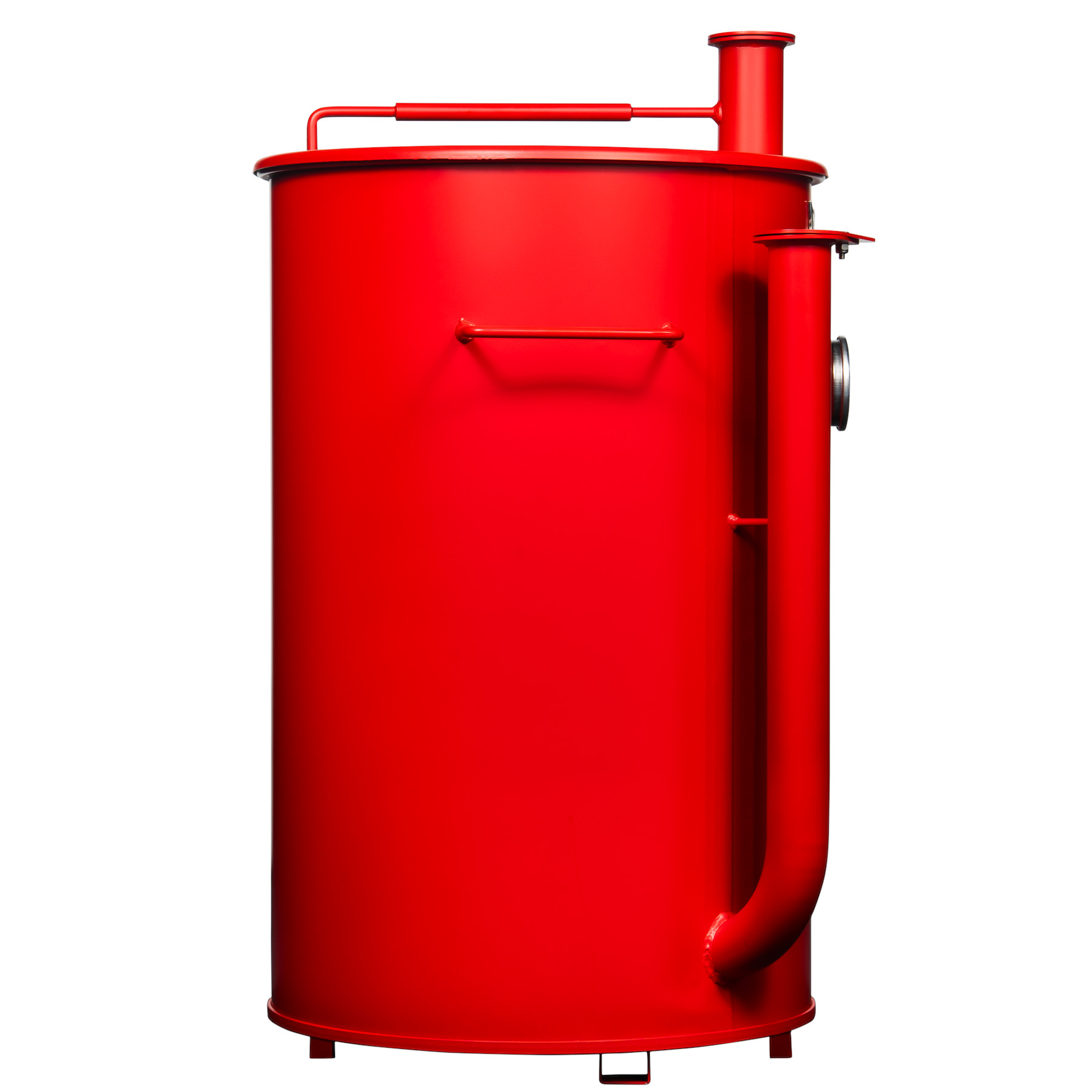 Gateway Drum Smokers 30 Gallon Charcoal BBQ Smoker   Matte Red