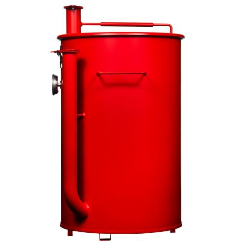 Gateway Drum Smokers 30 Gallon Charcoal BBQ Smoker   Matte Red
