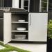 Blackstone 12 Foot L Shaped Outdoor Kitchen Island with 36 Inch Built In Flat Top Propane Gas Griddle