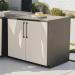 Blackstone 12 Foot L Shaped Outdoor Kitchen Island with 36 Inch Built In Flat Top Propane Gas Griddle