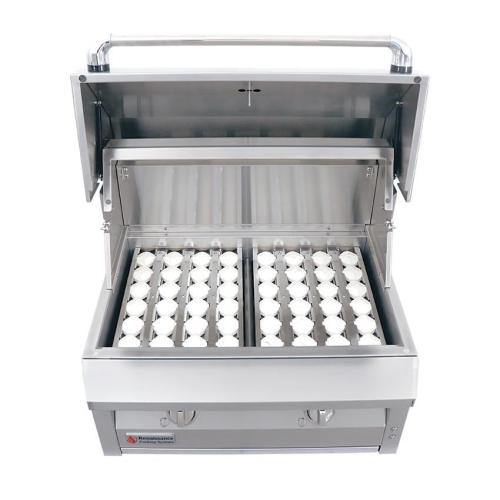 American Renaissance Grill by RCS 30 Inch 2 Burner Built In Natural Gas Grill
