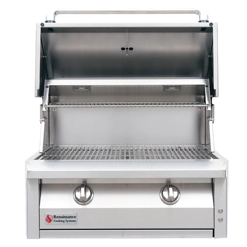 American Renaissance Grill by RCS 30 Inch 2 Burner Built In Natural Gas Grill