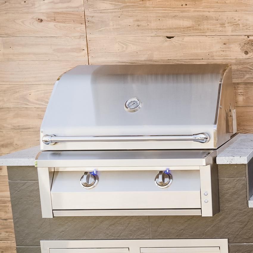 American Renaissance Grill by RCS 30 Inch 2 Burner Built In Propane Gas Grill