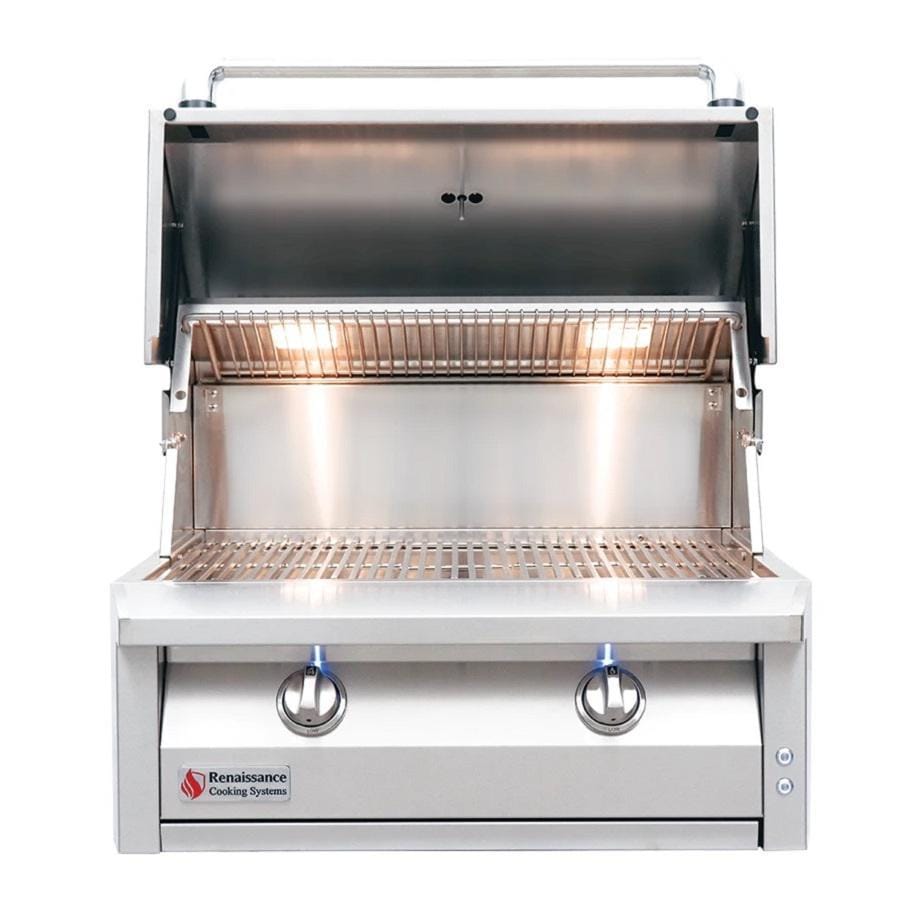 American Renaissance Grill by RCS 30 Inch 2 Burner Built In Propane Gas Grill