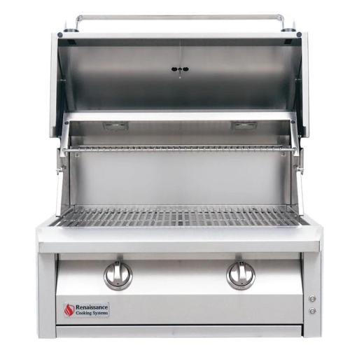 American Renaissance Grill by RCS 30 Inch 2 Burner Built In Propane Gas Grill