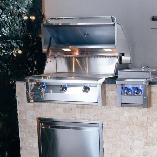 American Renaissance Grill by RCS 36 Inch 3 Burner Built In Natural Gas Grill