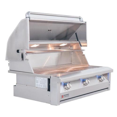 American Renaissance Grill by RCS 36 Inch 3 Burner Built In Propane Gas Grill