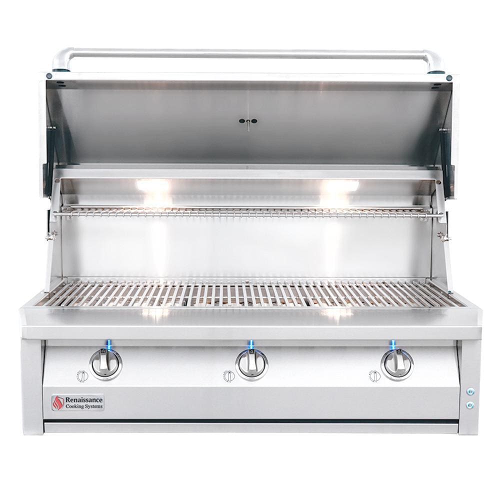 American Renaissance Grill by RCS 42 Inch 3 Burner Built In Natural Gas Grill