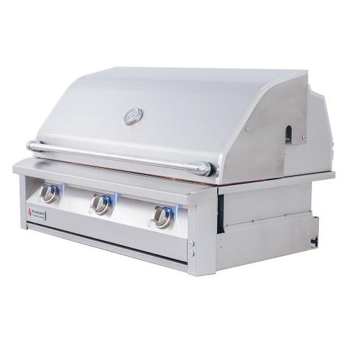American Renaissance Grill by RCS 42 Inch 3 Burner Built In Natural Gas Grill