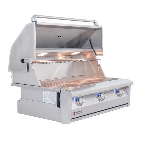 American Renaissance Grill by RCS 42 Inch 3 Burner Built In Propane Gas Grill