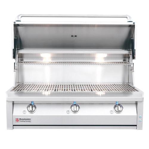 American Renaissance Grill by RCS 42 Inch 3 Burner Built In Propane Gas Grill