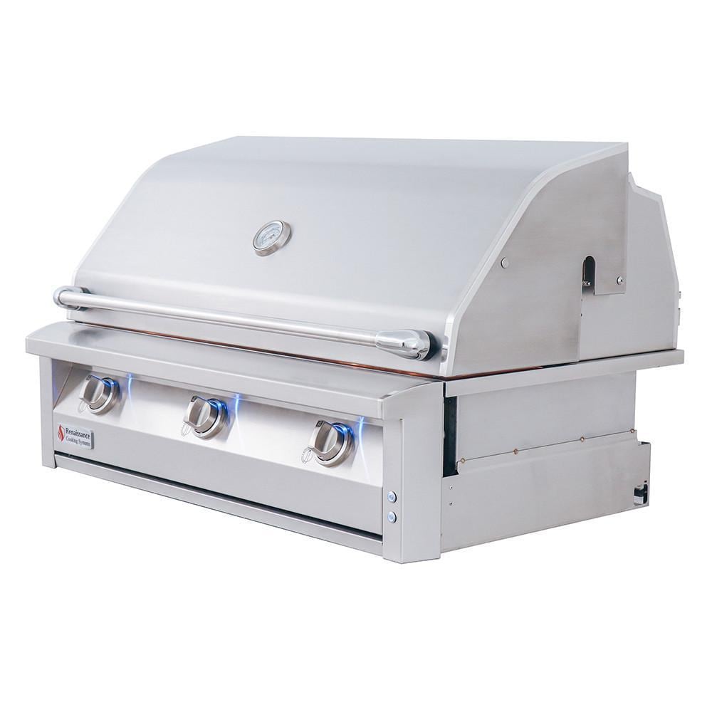 American Renaissance Grill by RCS 42 Inch 3 Burner Built In Propane Gas Grill