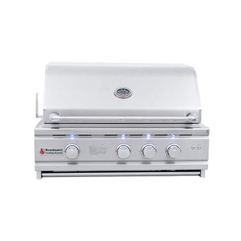 RCS Cutlass Pro 30 Inch Built In Gas Grill Ceramic Briquette Tray Flame Tamers350