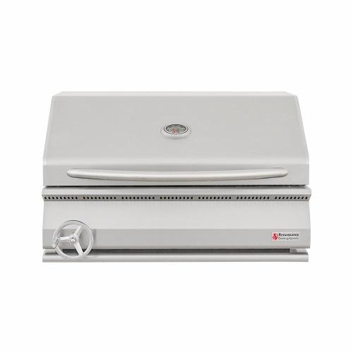RCS Premier Built In Stainless Steel 32 Inch Charcoal Grill