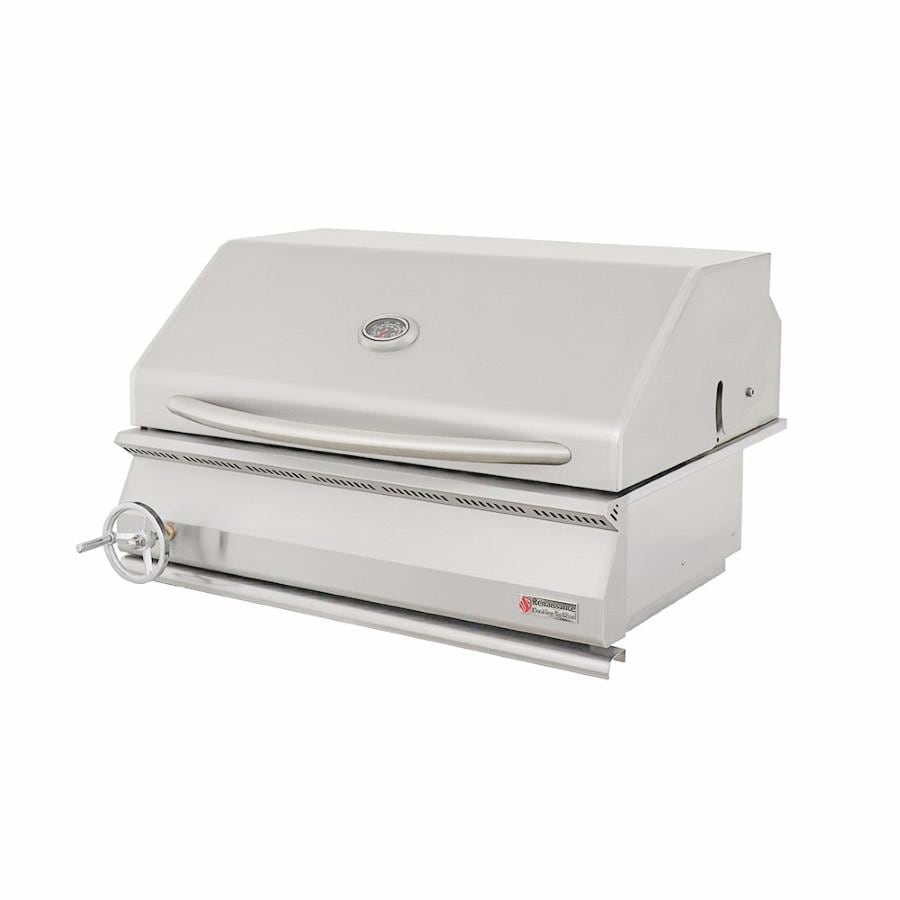 RCS Premier Built In Stainless Steel 32 Inch Charcoal Grill