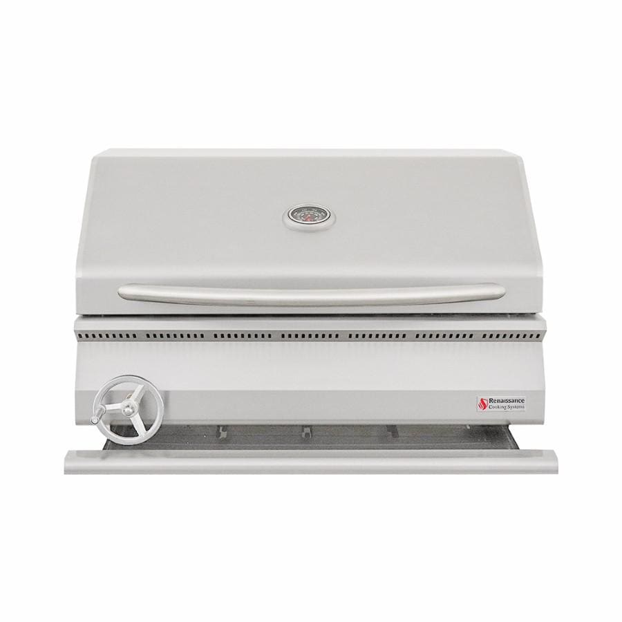 RCS Premier Built In Stainless Steel 32 Inch Charcoal Grill