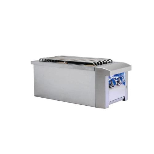 American Renaissance Grill by RCS Built In Natural Gas Double Side Burner