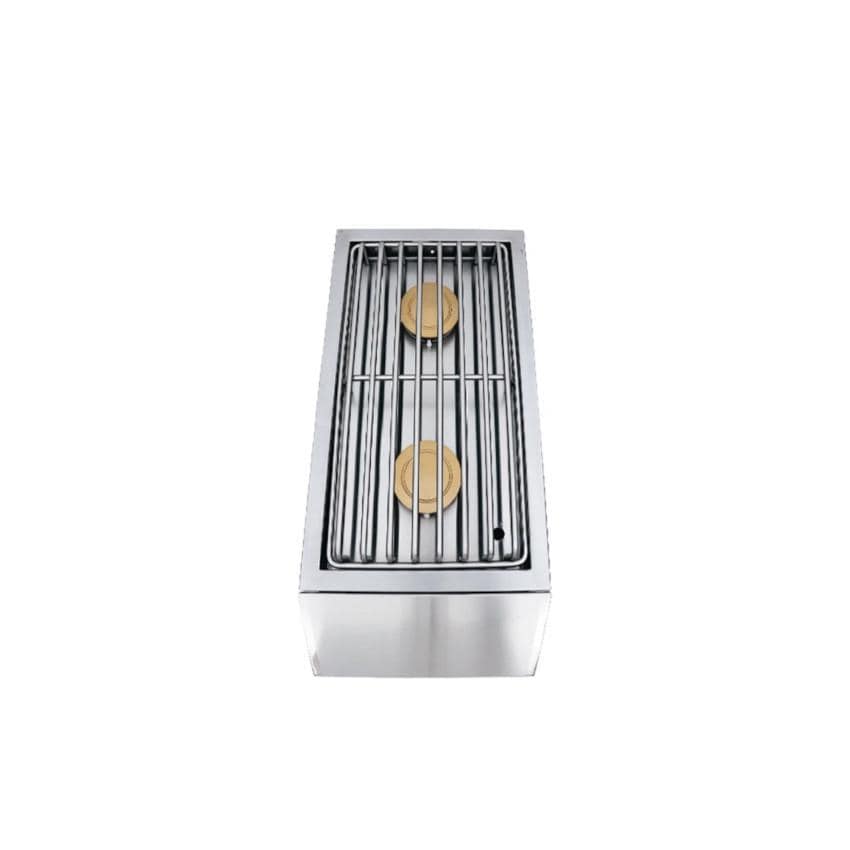 American Renaissance Grill by RCS Built In Natural Gas Double Side Burner