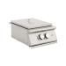 RCS Premier Pro 60000 BTU Stainless Steel Natural Gas Power Burner with LED Lighting  and  Stainless Steel Lid