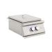 RCS Premier Pro 60000 BTU Stainless Steel Natural Gas Power Burner with LED Lighting  and  Stainless Steel Lid