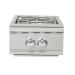RCS Cutlass Pro Series 60000 BTU Built In Propane Gas Power Burner with Stainless Steel Lid