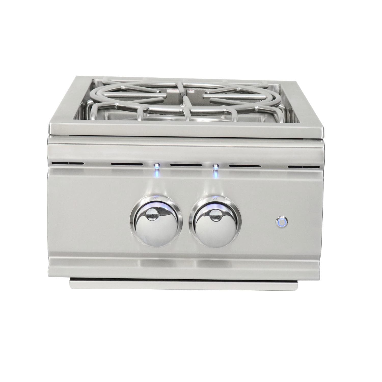 RCS Cutlass Pro Series 60000 BTU Built In Propane Gas Power Burner with Stainless Steel Lid