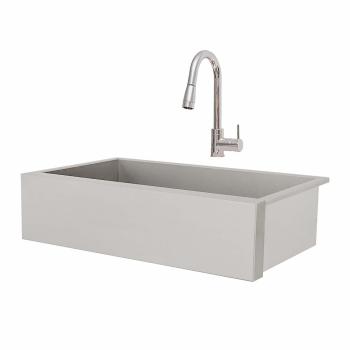 RCS Stainless Steel Farm House Outdoor Sink w Wire Grate RSNK3A350