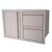 RCS Valiant Series 33 Inch Stainless Steel Double Drawer  and  Door Combo   Soft Close   Left Hinge