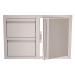 RCS Valiant Series 33 Inch Stainless Steel Double Drawer  and  Door Combo   Soft Close   Right Hinge