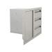 RCS Valiant Series 33 Inch Stainless Steel Triple Drawer  and  Door Combo   Soft Close   Left Hinge