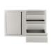RCS Valiant Series 33 Inch Stainless Steel Triple Drawer  and  Door Combo   Soft Close   Left Hinge