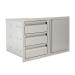 RCS Valiant Series 33 Inch Stainless Steel Triple Drawer  and  Door Combo   Soft Close   Right Hinge