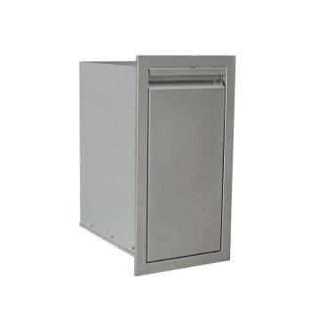 RCS Valiant Series 14 Inch Stainless Steel Charcoal and Pellet Storage Drawer Fully Enclosed 2350