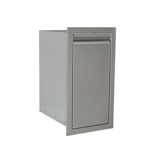 RCS Valiant Series 14 Inch Stainless Steel Charcoal  and  Pellet Storage Drawer   Fully Enclosed