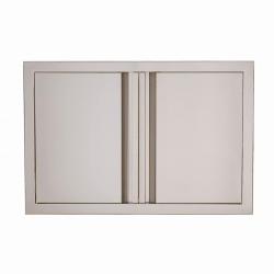 RCS Valiant Series 33 Inch Stainless Steel Double Access Door Soft Close250