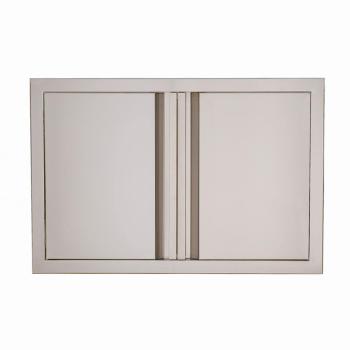 RCS Valiant Series 33 Inch Stainless Steel Double Access Door Soft Close350