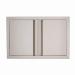 RCS Valiant Series 33 Inch Stainless Steel Double Access Door   Soft Close