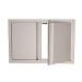 RCS Valiant Series 33 Inch Stainless Steel Double Access Door   Soft Close