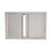 RCS Valiant Series 33 Inch Stainless Steel Double Access Door   Soft Close