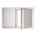 RCS Valiant Series 45 Inch Stainless Steel Double Access Door   Large   Soft Close