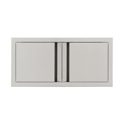 RCS Valiant Series 33 Inch Stainless Steel Low Profile Double Access Door