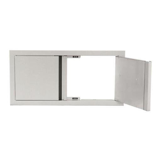 RCS Valiant Series 33 Inch Stainless Steel Low Profile Double Access Door