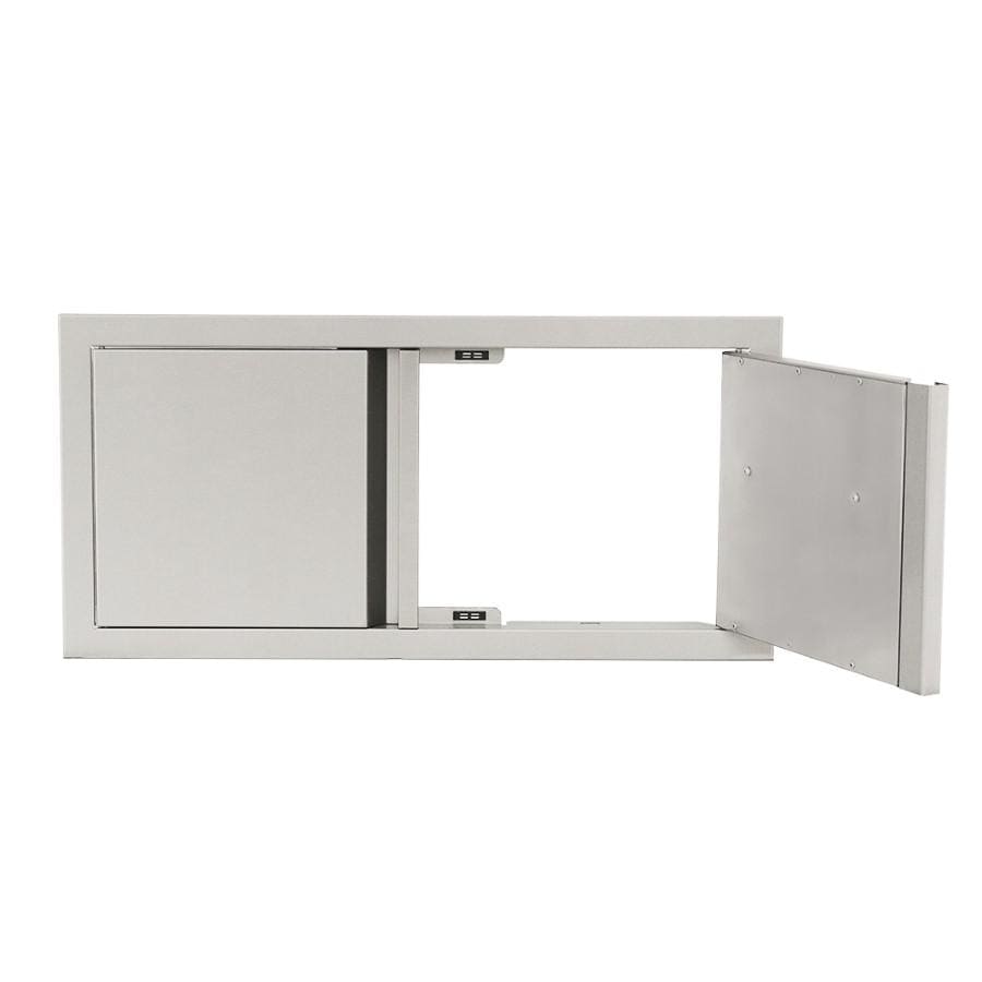 RCS Valiant Series 33 Inch Stainless Steel Low Profile Double Access Door