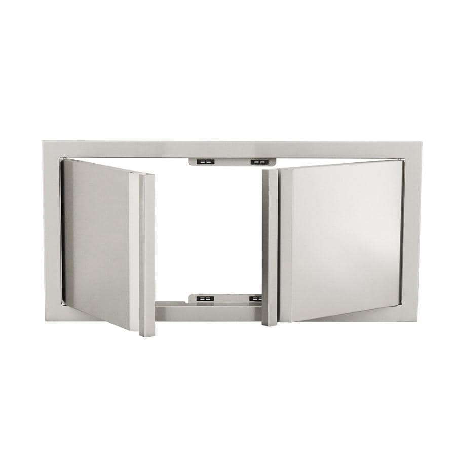 RCS Valiant Series 33 Inch Stainless Steel Low Profile Double Access Door