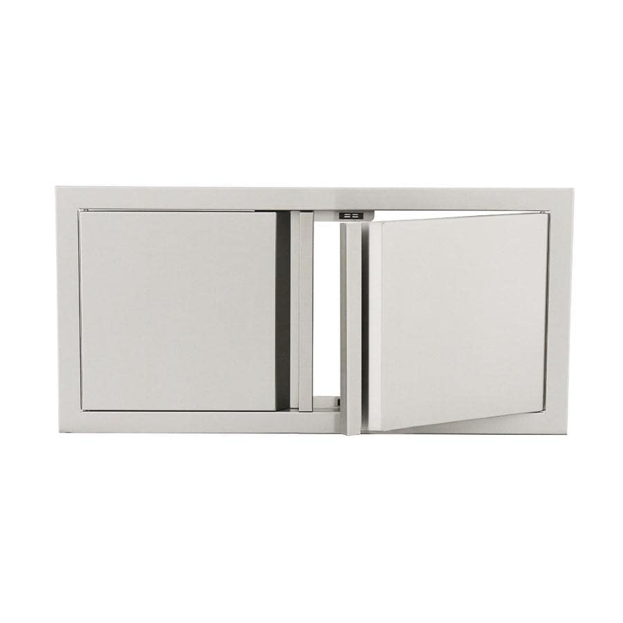 RCS Valiant Series 33 Inch Stainless Steel Low Profile Double Access Door