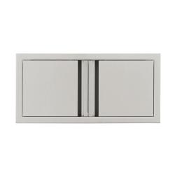 RCS Valiant Series 33 Inch Stainless Steel Low Profile Double Access Door Soft Close250