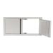 RCS Valiant Series 33 Inch Stainless Steel Low Profile Double Access Door   Soft Close