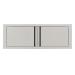RCS Valiant Series 45 Inch Stainless Steel Low Profile Double Access Door   Large